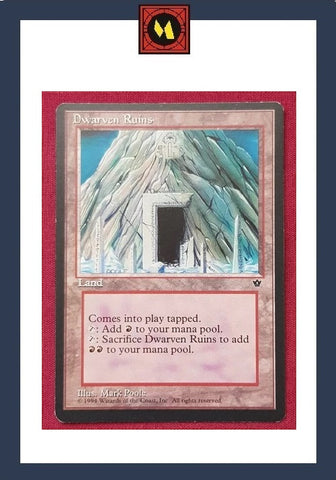 "Dwarven Ruins" - Magic The Gathering Card - Fallen Empires