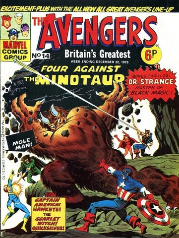The Avengers #14 - Marvel Comics / British - 1973