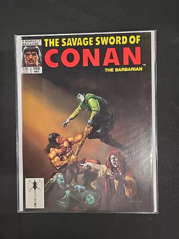 Savage Sword of Conan #155 - Marvel Magazines - 1988