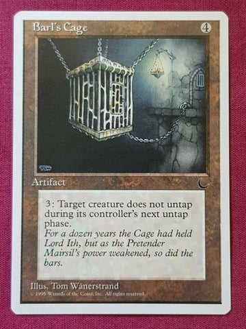 "Barl's Cage" - Magic The Gathering Card - Chronicles