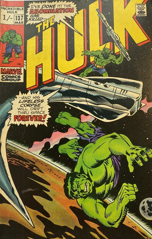 Incredible Hulk #137 - Marvel Comics - 1971