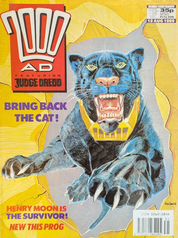 2000AD ft. Judge Dredd #639 - #646 (8x Comics RUN) - 1989