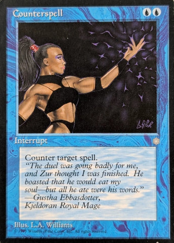 "Counterspell" - Magic The Gathering Card  - Ice Age