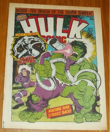 Hulk Comic #37 - #45 (9x Comics RUN) - Marvel Comics/British - 1979/80