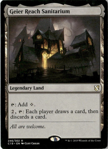 "Geier Reach Sanitarium" - Magic The Gathering Card - C19