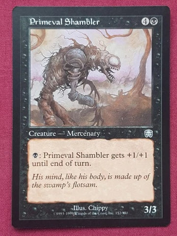 "Primeval Shambler" - Magic The Gathering Card - Mercadian Masques
