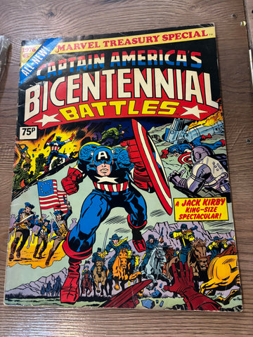 Marvel Treasury Special Captain America's Bicentennial Battles - Marvel Comics - 1976