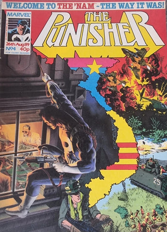 The Punisher #4 - Marvel Comics / British - 1989