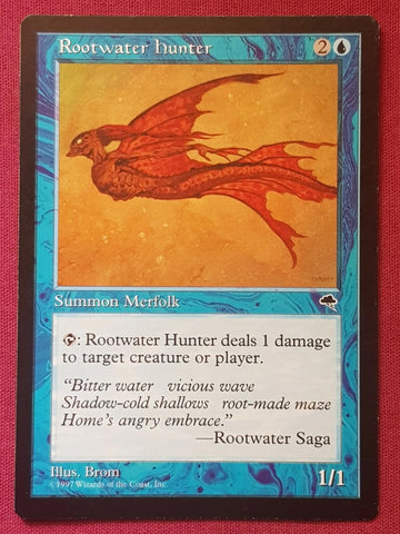 "Rootwater Hunter" - Magic The Gathering Card - Tempest