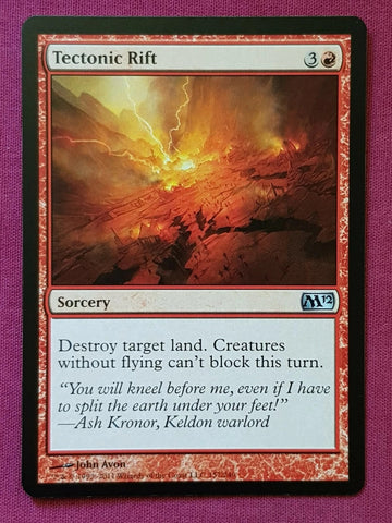 "Tectonic Rift" - Magic The Gathering Card - M12
