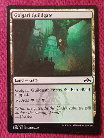 "Golgari Guildgate" - Magic The Gathering Card - Guilds Of Ravnica