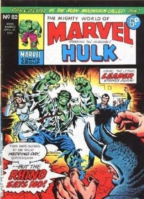 Mighty World of Marvel #82 - Marvel Comics/British - 1974