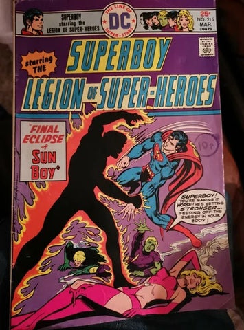 Superboy & The Legion Of Super-Heroes #215 - DC Comics - 1976