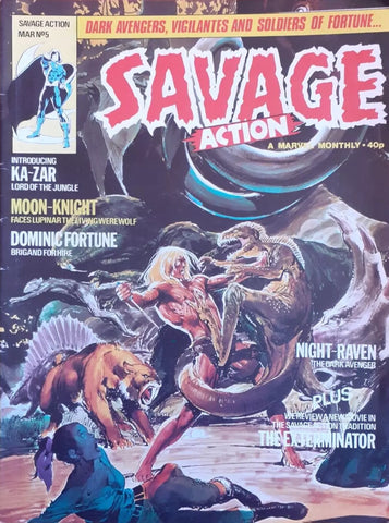 Savage Action #5 - Marvel Comics/British - 1981