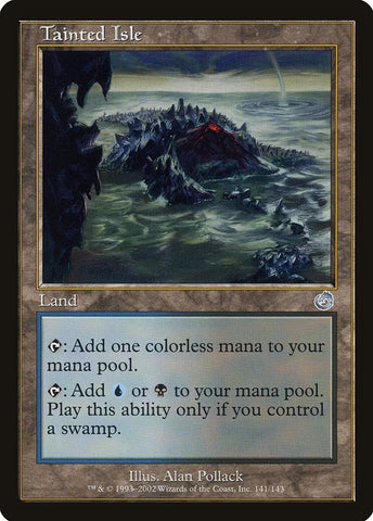 "Tainted Isle" - Magic The Gathering Card - Torment