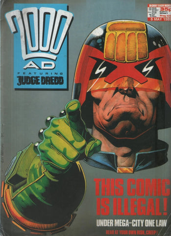 2000AD Comic LOT Prog #625 662 664 666 669 673 and 699 - 1989