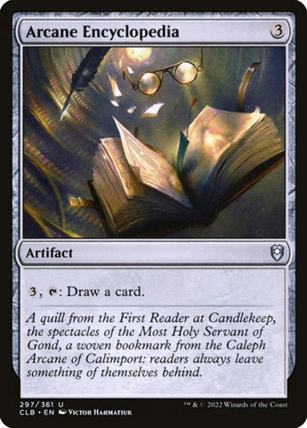 "Arcane Encyclopedia" - Magic The Gathering Card - CLB