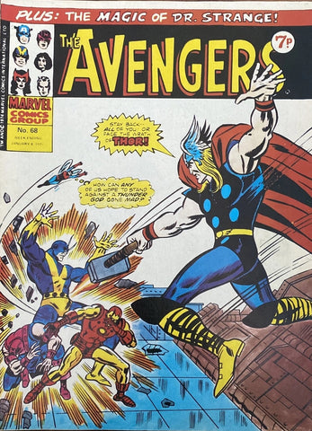 The Avengers #68 - #76 (9x Comics RUN) - British - Marvel Comics - 1975