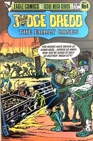 Judge Dredd: The Early Cases #4 5 6 - Eagle Comics - 1986