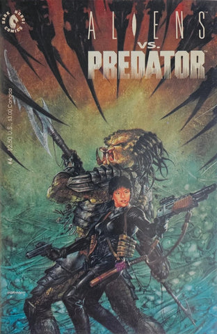 Aliens Vs Predator #4 - Dark Horse Comics - 1990