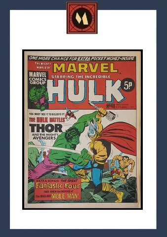 Mighty World of Marvel #48 - Marvel Comics / British - 1973