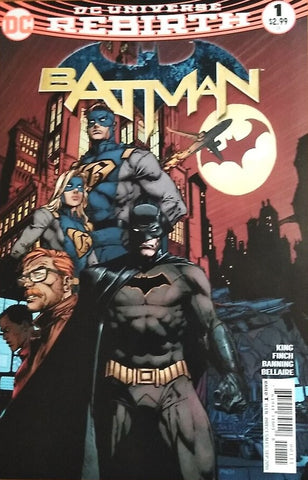 Batman #1 - DC Comics - 2016 - Rebirth Variant Cover