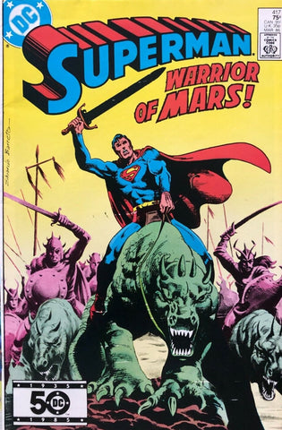 Superman #417 - DC Comics - 1986 - Warrior of Mars