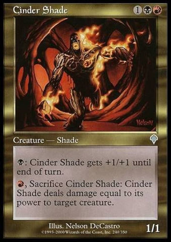 "Cinder Shade" - Magic The Gathering Card - Invasion