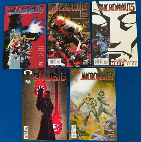 Micronauts #1 - #5 (5x Comics RUN) - Image Comics - 2002