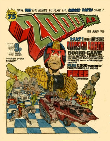 2000AD Comic - Prog #75 - 29th July 1978