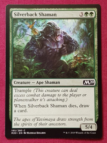 "Silverback Shaman" x4 - Magic The Gathering Card - M20 - 4-Card Playset