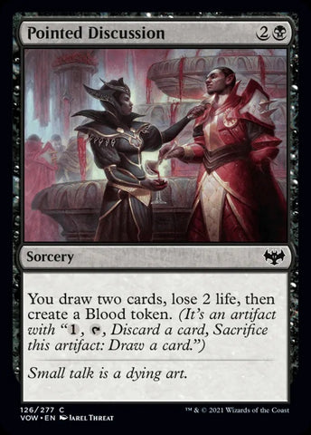 "Pointed Discussion" - Magic The Gathering Card - VOW