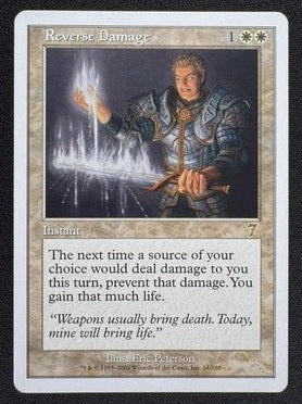 "Reverse Damage" - Magic The Gathering - 7th Edition