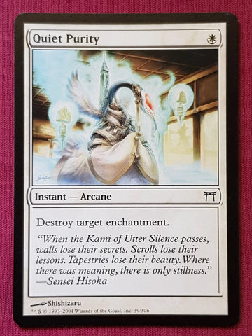 "Quiet Purity" - Magic The Gathering Card - Champions Of Kamigawa