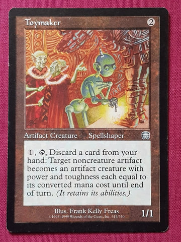 "Toymaker" - Magic The Gathering Card - Mercadian Masques