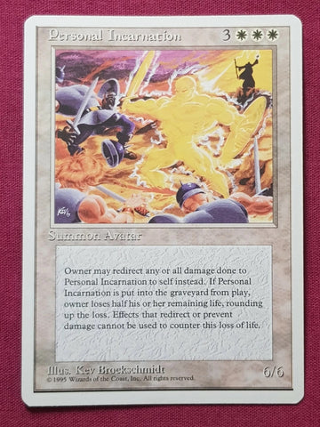 "Personal Incarnation" - Magic The Gathering Card - 4th Edition