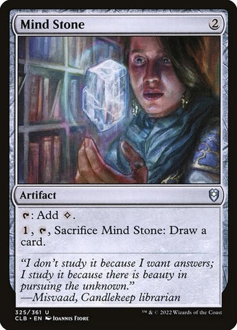 "Mind Stone" - Magic The Gathering Card - CLB
