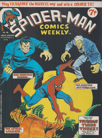 Spider-Man Comics Weekly #90 - Marvel Comics - 1974