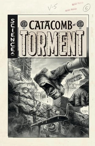 EC Catacomb of Torment #2 - Oni Press - 2025 - 1:20 LUKAS KETNER B&W VARIANT
