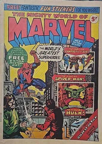 Mighty World of Marvel #3 - Marvel Comics / British - 1972