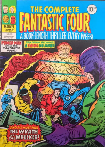 Complete Fantastic Four #35 36 37 (3x Comics) - Marvel/British - 1978