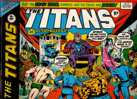 The Titans #47 - Marvel Comics - British Comics - 1976