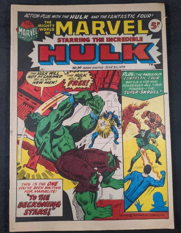 Mighty World of Marvel #39 - Marvel / British - 1973