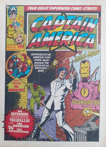 Captain America #5 - #14 (10x Comics RUN) - Marvel/British - 1981