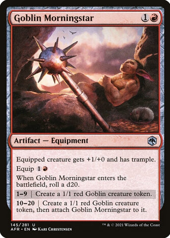 "Goblin Morningstar" x4 - Magic The Gathering - AFR 2021 - 4-Card Playset