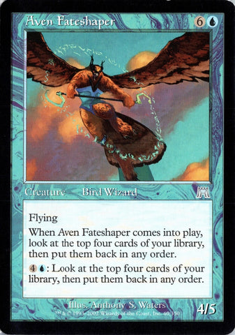 "Aven Fateshaper" x4 - Magic The Gathering Card - Onslaught - 4-Card Playset