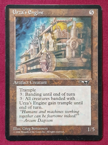 "Urza's Engine" - Magic The Gathering Card - Alliances
