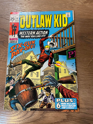 Outlaw Kid #8 - Marvel Comics - 1971 - Back Issue