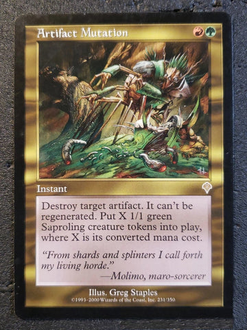 "Artifact Mutation" - Magic The Gathering Card - Invasion