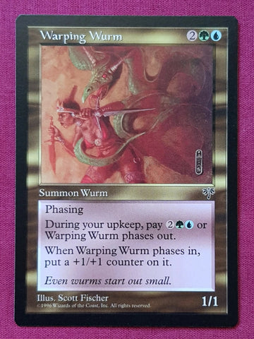 "Warping Wurm" - Magic The Gathering - Mirage